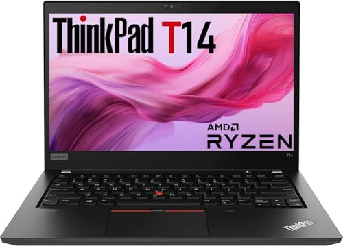 Lenovo Thinkpad T14 Gen 1 Business Laptop, 14 FHD (1920 x 1080), AMD Ryzen 5 Pro 4650U, 16 GB RAM, SSD da 256 GB, tastiera QWERTZ, Windows 11 Pro (ricondizionato)