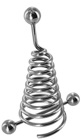 Master Series Stainless Steel Nipple Spiral Extender and Barbel, Mehrfarbig, 160 g (6er Pack)