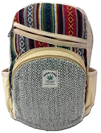 Rucksack aus Hanf, cultbagz Nepal Hand Made, HGB03
