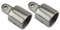 POFET 2Pcs 22mm Stainless Steel 316 Yacht Boat Sliding Cap, Awning Fittings, Marine Eye End Dome Hardware Fittings