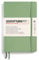 LEUCHTTURM1917 363933 Notizbuch Paperback (B6+), Softcover, 123 nummerierte Seiten, Salbei, Liniert