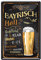 Bayrisch Hell Helles Bier Blechschild - Retro Deko Metallschild Zubehör Ausstattung für Bar Kneipe Theke Kellerbar Partyraum Partykeller Biergarten Man Cave - Bier Geschenke für Männer - 20x30cm