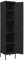 Gecheer Schließfachschrank Umkleideschrank Metallspind Metallschrank Aktenschrank Lagerschrank Spind Schrank mit 4 Einlegeböden Stahl Schwarz 35x46x180 cm