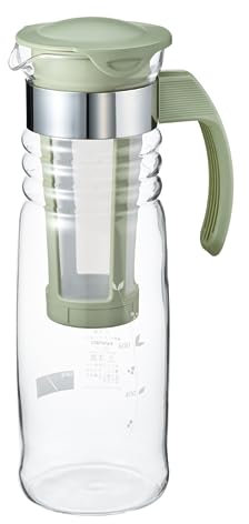 Hario Mizudashi Cold Brew Tea Maker, 1200ml, Smoky Green