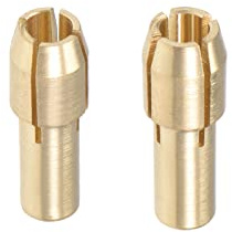 QUARKZMAN Ottone Trapano Mandrino Pinze Punte 3,2mm 3mm 10pz | per Rotativo Utensili