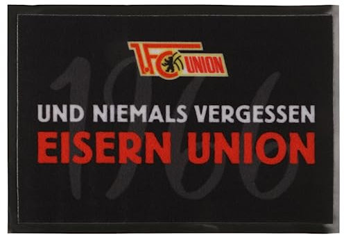 1. FC UNION Berlin Matte, Fußmatte 1966 - schwarz