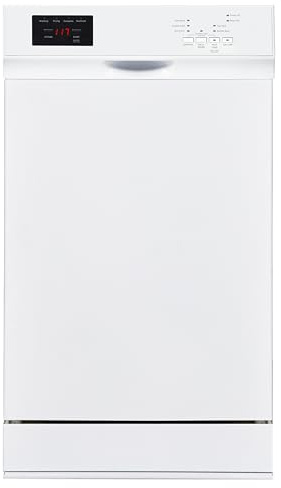 Kenmore 22-14702 18 Compact Built-In Dishwasher - UltraWash Plus, TurboDry, EasyFlex Third Rack & SmartWash - 10 Place Settings - 45 DBA - ENERGY STAR Certified - 18 - White