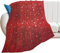 Kuscheldecke 150x200 Polka-Dot-Muster, Flanell Fleecedecke 3D Rot Weiche und Warme Decke, als Sofadecke Wohndecke Tagesdecke Wolldecken, für Kinder Erwachsene TT736
