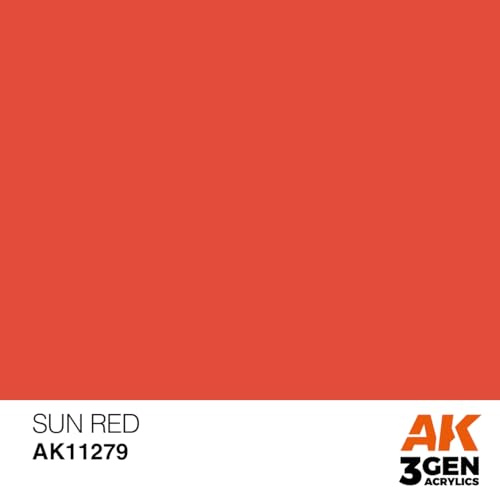 AK Interactive AK11279 - Sun Red Color Punch 17 Ml - Neu
