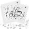 40 Stück Servietten Silber Happy Birthday, 25x25cm Paper Napkins, Geburtstag Tischdeko, Servietten Silber Deko Geburtstag für Junge Mädchen Party