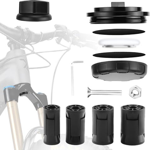 CREECHWA Airtag Fahrrad Versteck, Fahrradhalterung für Apple AirTag, Fahrradhalterung für Fahrrad, Airtag Halterung Fahrrad Diebstahlsicherung, Kompatibel mit Innenrohr 10–30 cm