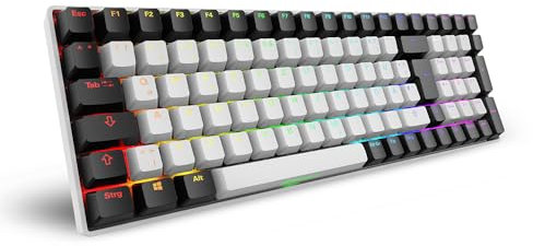 Sharkoon SGK50 S2 Weiß, RGB, Gateron Braun