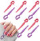 jamgeery Hautschutz für Nagellack, Nagellack-Fingerschutz - Nagellack-Fingerschutzclip - Tragbarer Nagellackschutz für Finger, 10 x Nagellack-Clip-Schutz