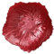 Glass Fruit Bowl Flower-Shaped Decorative Glass Bowl Large Capacity Crystal Bowl Non-Slip Glass Candy Dish
