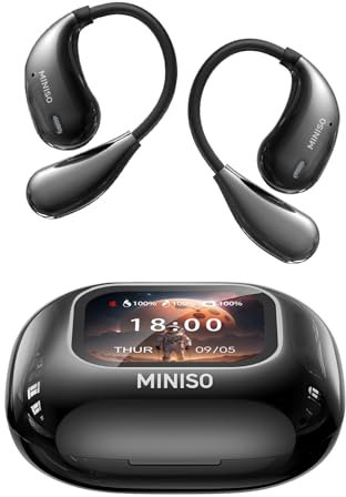 MINISO M95 Translation Earbuds Real Time OWS Open Ear AI Translator Wireless Bluetooth Earphones Support 135 Languages Translator Earbuds Bluetooth Translation for iOS & Android
