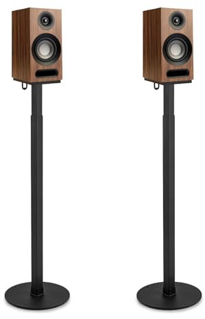 Youyijia Boxenständer 2er Set Lautsprecherständer Höhenverstellung Lautsprecher ständer Lautsprecher Stativ Stative Hochständer Boxen Stativ Speaker Stand (74-130cm)