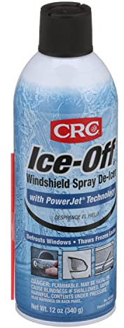CRC Ice-Off Windshield Spray De-Icer, 12 Wt Oz, Pack of 1