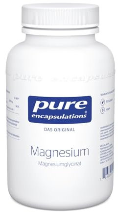 Pure Encapsulations Magnesiumglycinat | 90 Kapseln (1 Monat Vorrat) | Organisch gebundenes Magnesium | Trägt zur Verringerung von Müdigkeit und Ermüdung bei | Sehr gut vom Körper aufgenomme