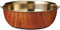 Rosewood Stylish Non Slip Wooden Effect Stainless Steel Dog Bowl, 1200 ml, Medium