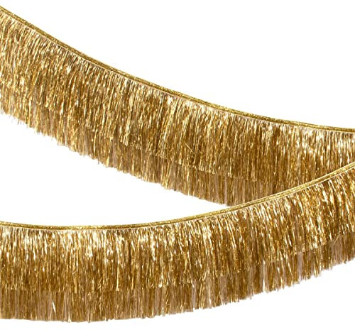 Meri Meri Goldfarbene Fransengirlande mit Lametta (1 Stück)