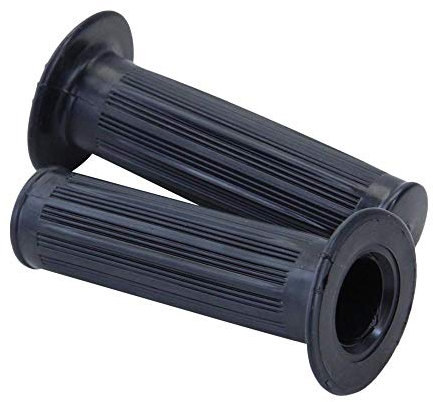 Griffgummi Satz schwarz 22/24 mm Griffe Lenkergriffe Gummis für Hercules Puch Kreidler Zündapp Mofa Mokick Moped