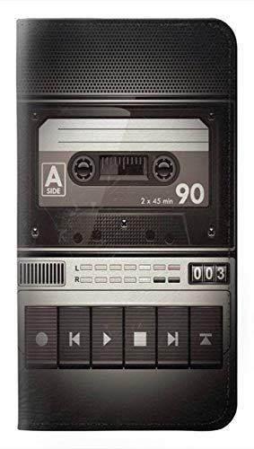 Vintage Cassette Player PU Leather Flip Case Cover For iPhone 12, iPhone 12 Pro