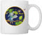 Spreadshirt KiKA-Baumhaus mit Fidi Sitzt auf Ast Tasse, One size, Weiß