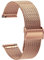 TStrap Orologi Cinturini Maglia Milanese 20mm - Oro Rosa Cinturini di Ricambio a Sgancio Rapido per Donna - Cinturino Smartwatch in Acciaio Inossidabile in Metallo