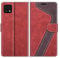 MOBESV Coque pour Samsung Galaxy A22 5G, Housse en Cuir Magnétique Fonction Stand Étui pour Samsung Galaxy A22 5G, Élégant Rouge