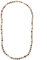 ELEDORO Edelstein Perlenkette Collier endlos geknotet 8mm 80cm lang Crazy Lace Achat