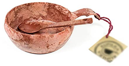 Plaque à manger Camping Vaisselle Vaisselle Soupe Bol en plein air Bol à soupe en bois avec cuillère à soupe Pique-nique Camping Camping Coffre-fort (Color : D)