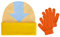 Concept One Jungen Avatar The Last Airbender Kids Cap Winter Knit Hat Beanie, Aang Arrow Kinder Mütze und Handschuh Set, Einheitsgröße