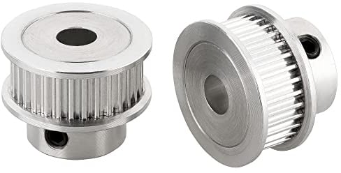 Turmberg3D - 2x GT2 Zahnriemenräder/Pulley Antrieb - 40 Zähne - Bohrung-Ø: 10mm - Riemen-Breite: 10mm (GT2-10 · 40T · Ø10)