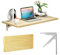 YIQIFLY 80x40 cm Klapptisch Wand, Wandklapptisch Küche, Wandtisch klappbar, Balkontisch klappbar, Schreibtisch Esstisch Laptoptisch