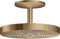 hansgrohe AXOR One Duschkopf 280 2 Strahlarten mit Deckenanschluss, 48494, Farbe: Brushed Bronze