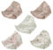 SINMIUANIME Damen Baumwolle Unterwäsche Mittlere Taille Slips Cosplay Anime Druck Weich Atmungsaktiv Japanische Dessous Panties 5 Pack (119Strawberry Plaid, XL)