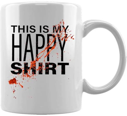 This Is My Happy Ceramic Mug White Coffee Tea Water Cup Office Home Ceramic White Mug Cup