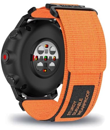 LXURY Pulseras deportivas de nailon para Polar Grit X/Grit X Pro pulsera con cierre de velcro ajustable para mujeres y hombres, correa de repuesto compatible con correa de reloj Polar Grit X/Grit X