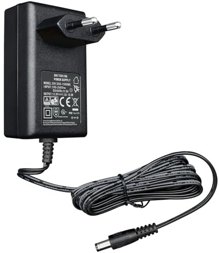 ANLINK 12 V 1,5 A/1500 mA Netzteiladapter, AC 100 – 240 V 50/60 Hz auf DC 12 V 1,5 A 18 W 5,5 x 2,1 mm Wandladestecker, 1,8 m 20 AWG langes Kabel für stabilen und flexiblen Einsatz, CE-Zertifizierung