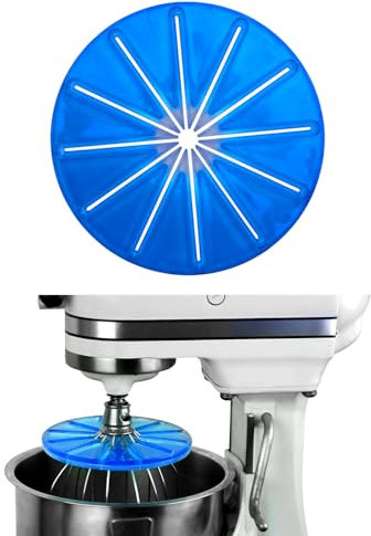 BOXOB Pulisci Frusta per Planetaria, Pratico Accessorio per la Pulizia di Planetarie con Testa Inclinabile e Sollevamento Ciotola Fruste a 6 Fili (Blu)