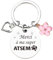 EOAMGO Cadeau Maitresse D'école Porte Clés, Cadeau Maitresse D'école Fin D'année, Merci Maitresse Cadeau, Cadeau Atsem, Cadeau Personnalisé Maitresse (Coffret cadeau 2)