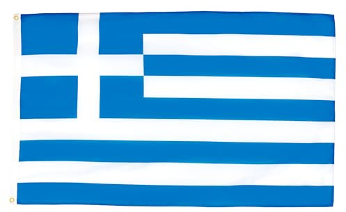 AZ FLAG 10er-Set Flaggen Griechenland 90x60 cm Polyester 100D 2 Ösen