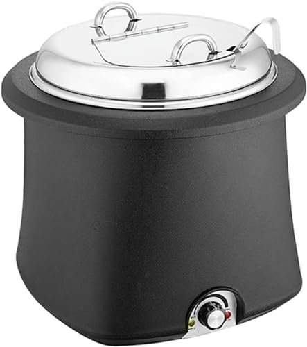 Stainless Steel Electric Soup Kettle - Portable Buffet Warmer for Restaurants, Perfect for Keeping Gravy and Soup Hot