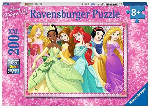 Ravensburger Kinderpuzzle - 12745 Die Disney Prinzessinnen - Disney-Puzzle für Kinder ab 8 Jahren, mit 200 Teilen im XXL-Format