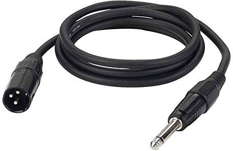 DAP Audio XLR Male auf Klinke Mono Schwarz 150cm