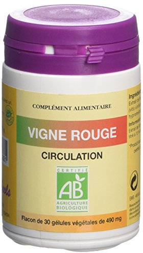 Vigne Rouge bio - 30 gélules - Pour une meilleure circulation sanguine