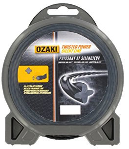 OZAKI - Fil Nylon Hélicoïdal TWISTED POWER SILENT LINE - Ø 3,0mm - L 15m - Fil Aérodynamique - Réduit Le Bruit & Les Vibrations