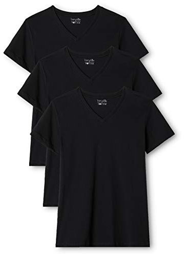 berydale BD158 Camiseta, Negro-3, L para Mujer
