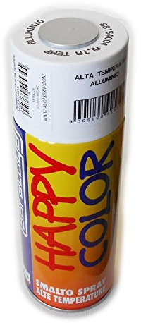 SMALTO SPRAY HAPPY COLOR ALTA TEMPERATURA ALLUMINIO