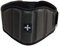 Harbinger Nylon Gewichthebergürtel für Gewichtheber, Fitness Krafttraining, Schwarz,Medium